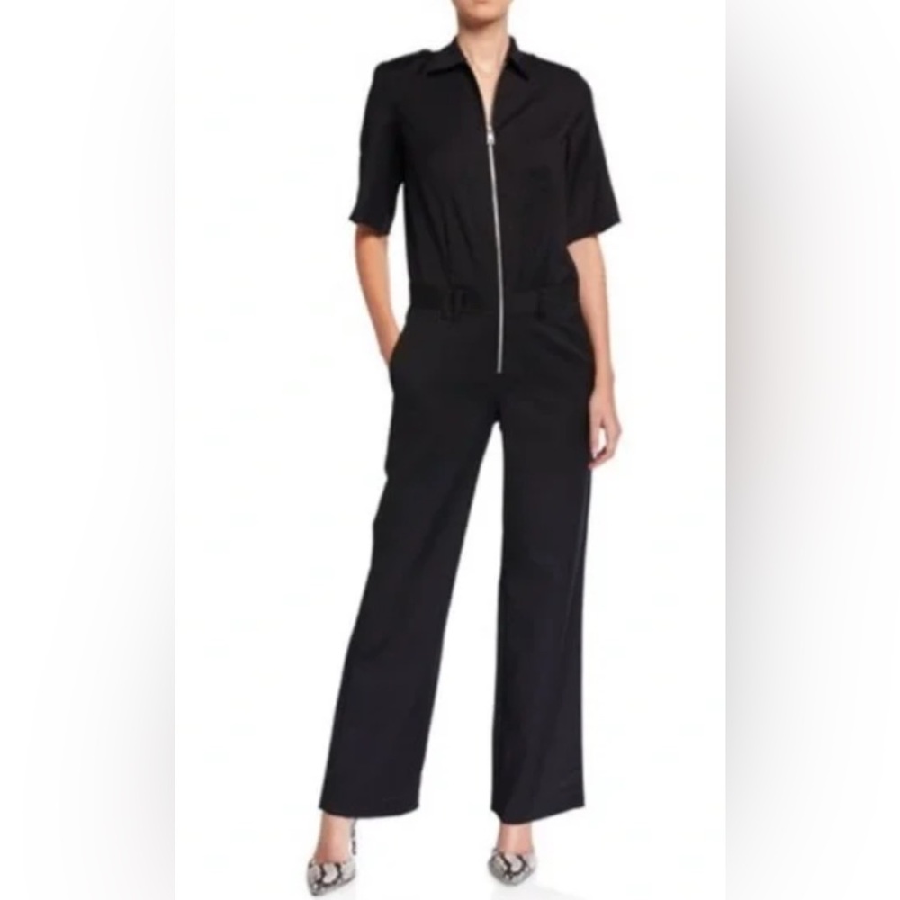 Zadig & Voltaire Black Wide-Leg Jumpsuit - Picture 10 of 11